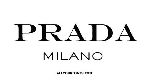 prada font type|what font does prada use.